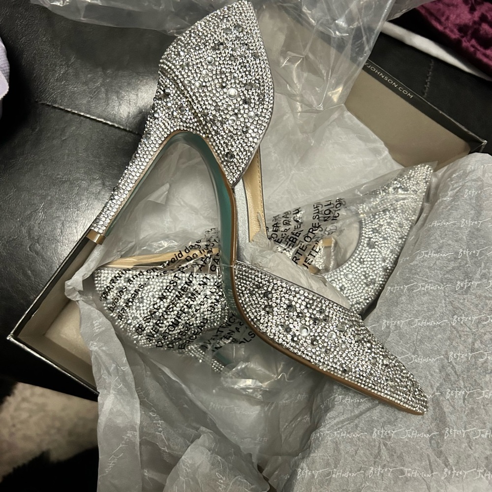 Betsy Johnson Crystal SB Hazil Pumps